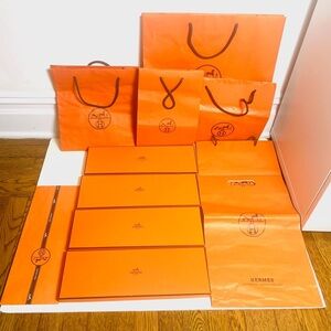 Hermes boxes and bags